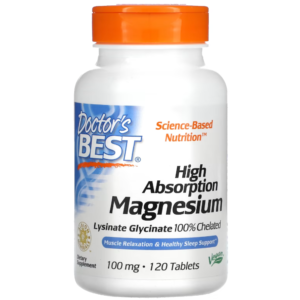 Doctor's Best High Absorption Magnesium, 100 mg - 120 Tablets