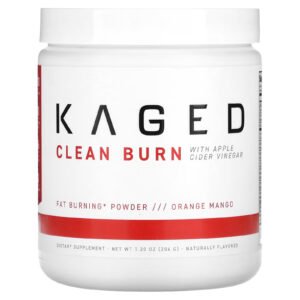 Kaged, Clean Burn With Apple Cider Vinegar, Orange Mango