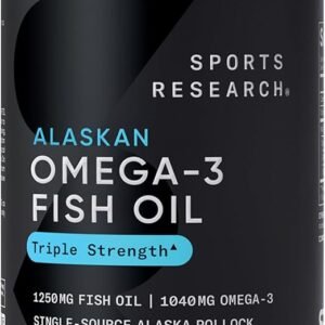 Sports Research Omega 3 Fish Oil - 90 softgels