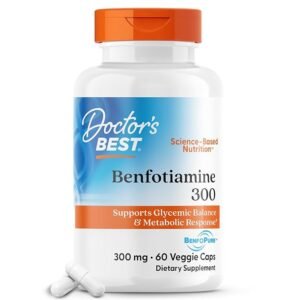 Doctor's Best Benfotiamine 300 Mg Vegetarian Capsules