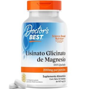 Doctor'S Best High Absorption Chelated Magnesium - 100 Mg, 120 Tablets