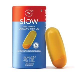 Wellbeing Nutrition Slow 3x Strength Omega 3 Fish Oil Capsules
