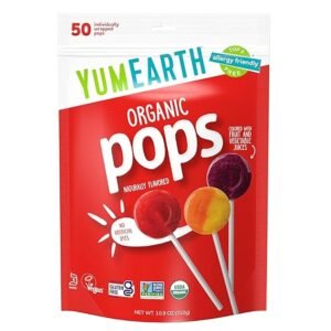 YumEarth Organic Lollipops 50 Ct | Gluten-Free Variety Pack