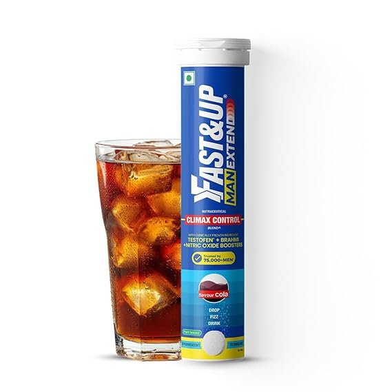 Fast&Up Man Extend –Nitric Oxide Booster & Energy Blend | Cola Flavour |  Tablets