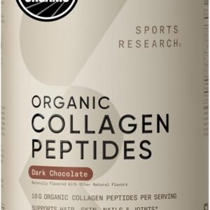 Sports Research Organic Collagen Powder – Dark Chocolate
