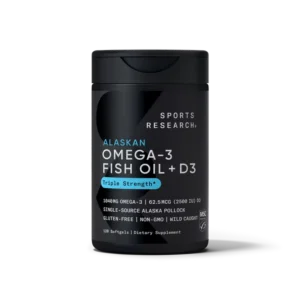 Sports Research Omega-3 Fish Oil+D3